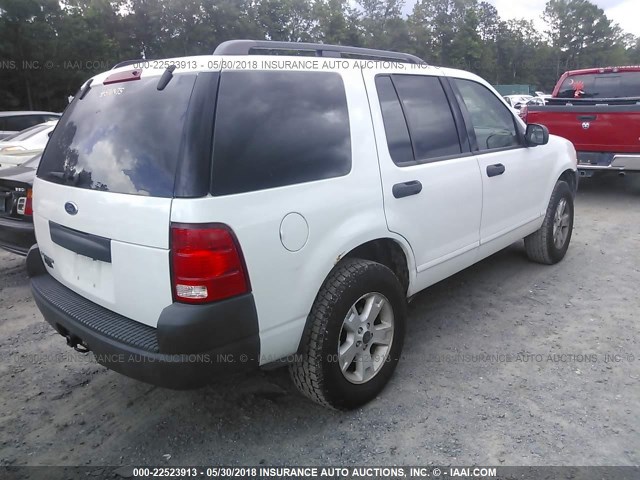 1FMZU72K43ZB50448 - 2003 FORD EXPLORER XLS/XLS SPORT WHITE photo 4