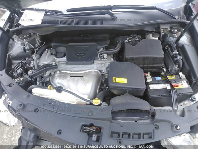 4T1BF1FK0CU082990 - 2012 TOYOTA CAMRY SE/LE/XLE GRAY photo 10