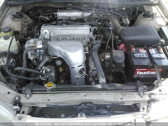 4T1BG22K1WU218086 - 1998 TOYOTA CAMRY CE/LE/XLE GOLD photo 10