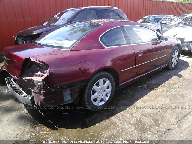 4C3AG42G15E044409 - 2005 CHRYSLER SEBRING BURGUNDY photo 4