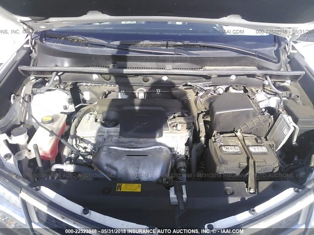 2T3BFREVXDW108224 - 2013 TOYOTA RAV4 LE 白色 照片 10