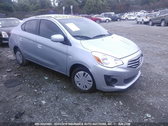 ML32F3FJ3HHF17191 - 2017 MITSUBISHI MIRAGE G4 ES ვერცხლისფერი ფოტო 1