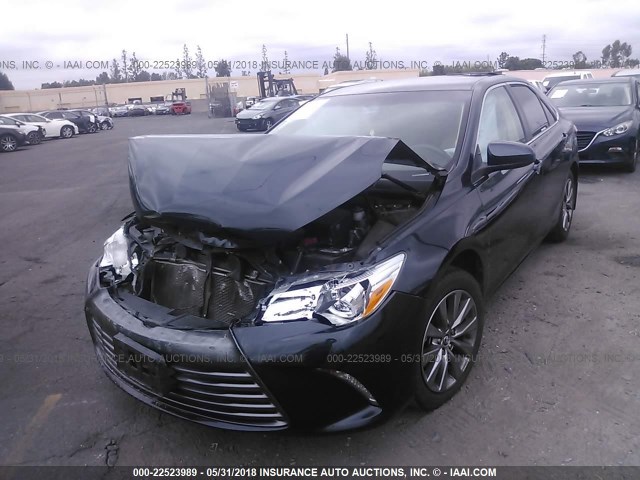 4T4BF1FK8FR474979 - 2015 TOYOTA CAMRY LE/XLE/SE/XSE BLACK photo 2