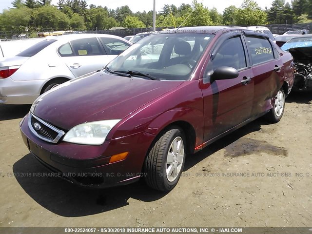 1FAHP34N77W167958 - 2007 FORD FOCUS ZX4/S/SE/SES 红色 照片 2