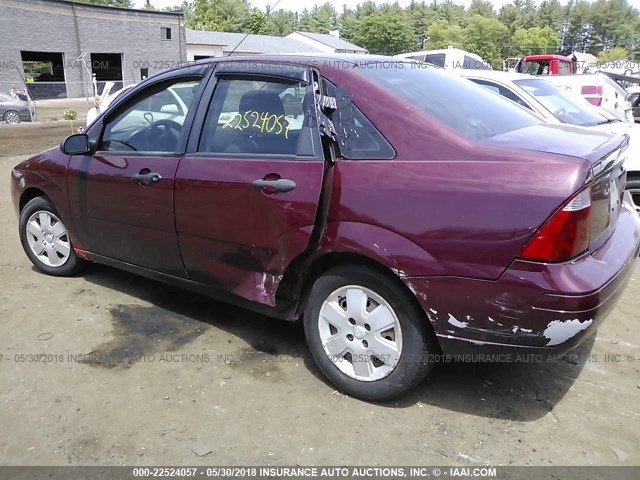 1FAHP34N77W167958 - 2007 FORD FOCUS ZX4/S/SE/SES 红色 照片 6