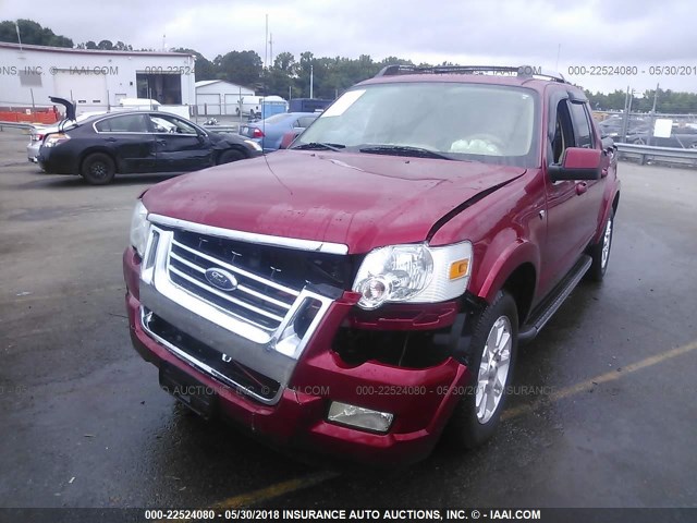 1FMEU53837UA01022 - 2007 FORD EXPLORER SPORT TR LIMITED RED photo 6