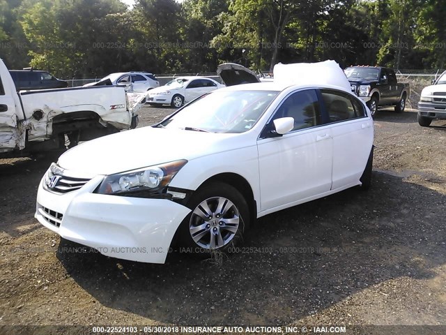 1HGCP2F64CA206339 - 2012 HONDA ACCORD SE WHITE photo 2