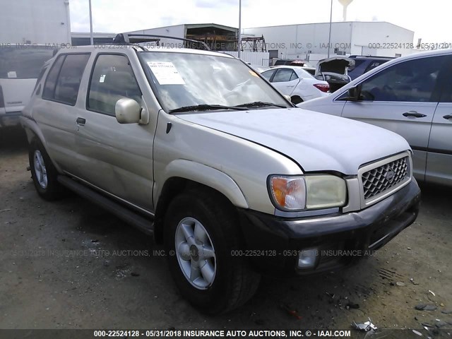 JN8AR07S0YW405810 - 2000 NISSAN PATHFINDER LE/SE/XE TAN photo 1