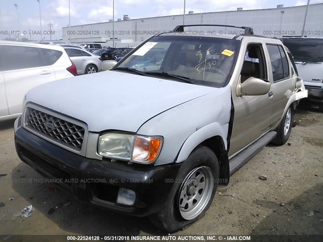 JN8AR07S0YW405810 - 2000 NISSAN PATHFINDER LE/SE/XE TAN photo 2