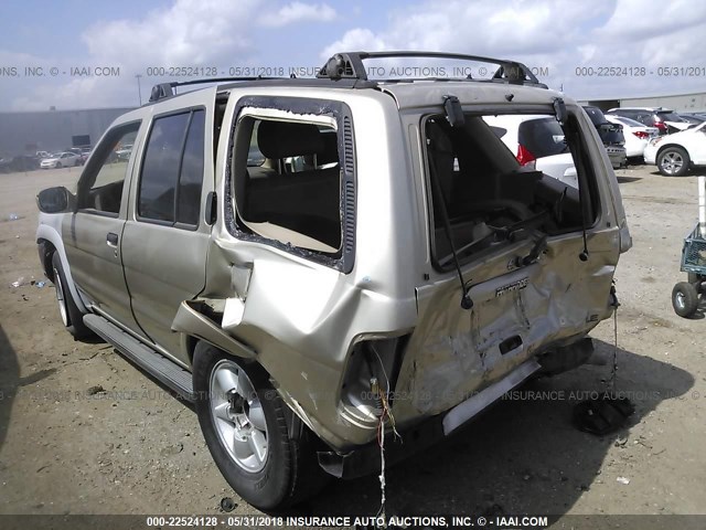 JN8AR07S0YW405810 - 2000 NISSAN PATHFINDER LE/SE/XE TAN photo 3