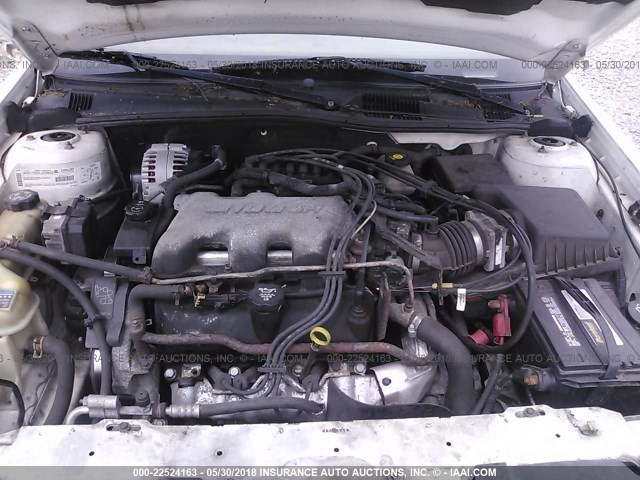 1G1NE52J62M676287 - 2002 CHEVROLET MALIBU LS თეთრი ფოტო 10