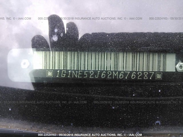 1G1NE52J62M676287 - 2002 CHEVROLET MALIBU LS თეთრი ფოტო 9