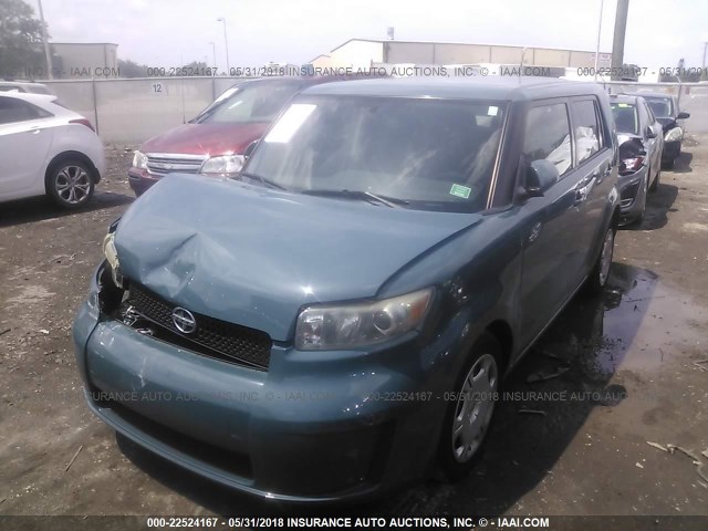 JTLZE4FE7A1112183 - 2010 TOYOTA SCION XB GREEN photo 2