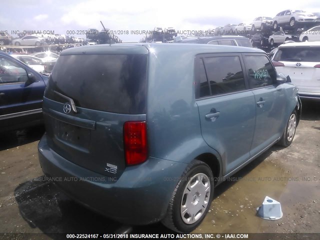 JTLZE4FE7A1112183 - 2010 TOYOTA SCION XB GREEN photo 4
