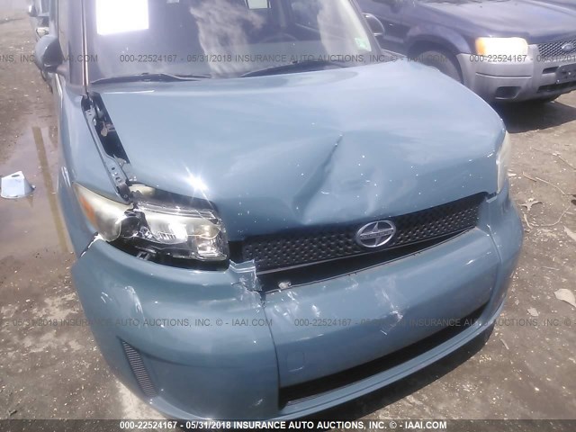 JTLZE4FE7A1112183 - 2010 TOYOTA SCION XB GREEN photo 6