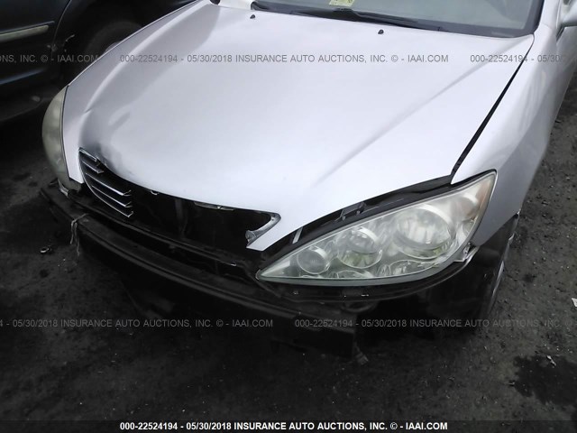 4T1BE32K95U515312 - 2005 TOYOTA CAMRY LE/XLE/SE ვერცხლისფერი ფოტო 6