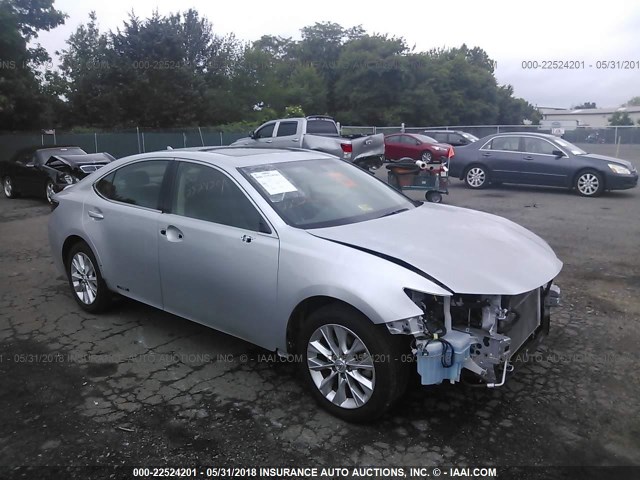 JTHBW1GG7D2025518 - 2013 LEXUS ES 300H SILVER photo 1