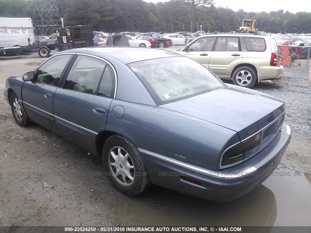 1G4CW54K724229092 - 2002 BUICK PARK AVENUE  BLUE photo 3