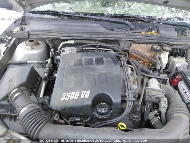 1G1ZT54875F201614 - 2005 CHEVROLET MALIBU LS 银色 照片 10