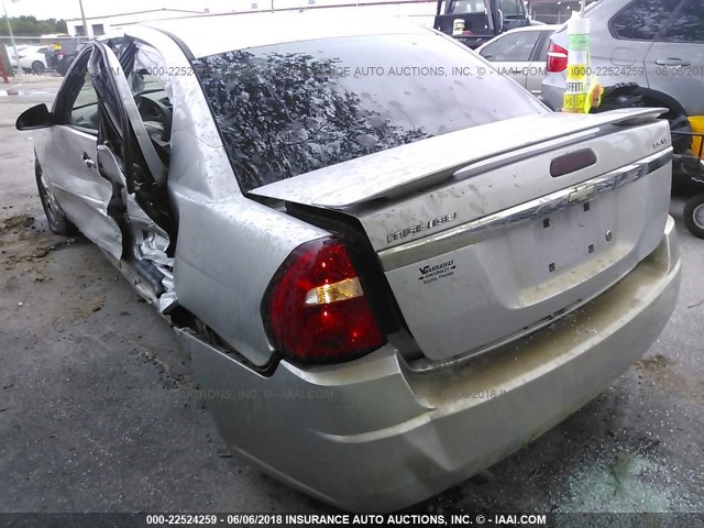 1G1ZT54875F201614 - 2005 CHEVROLET MALIBU LS 银色 照片 3