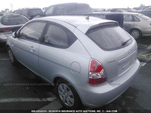 KMHCM3AC5AU182392 - 2010 HYUNDAI Accent BLUE/GS SILVER photo 3