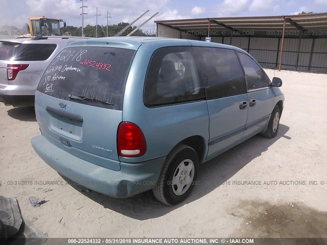 2B4FP25BXXR467743 - 1999 DODGE CARAVAN TEAL photo 4