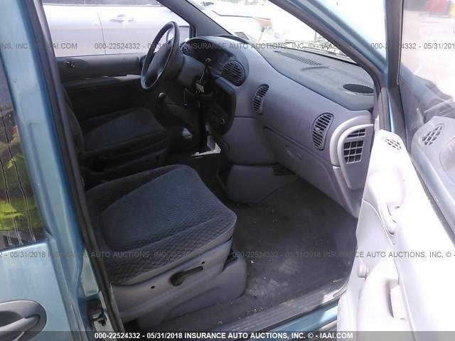 2B4FP25BXXR467743 - 1999 DODGE CARAVAN TEAL photo 5