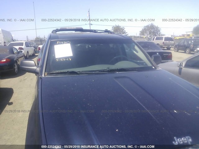 1J4HR58N25C687584 - 2005 JEEP GRAND CHEROKEE LIMITED Dark Blue photo 6