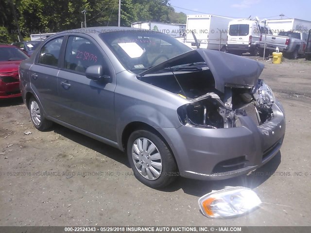 KL1TD5DE1BB130503 - 2011 CHEVROLET AVEO LS/LT 灰色 照片 1