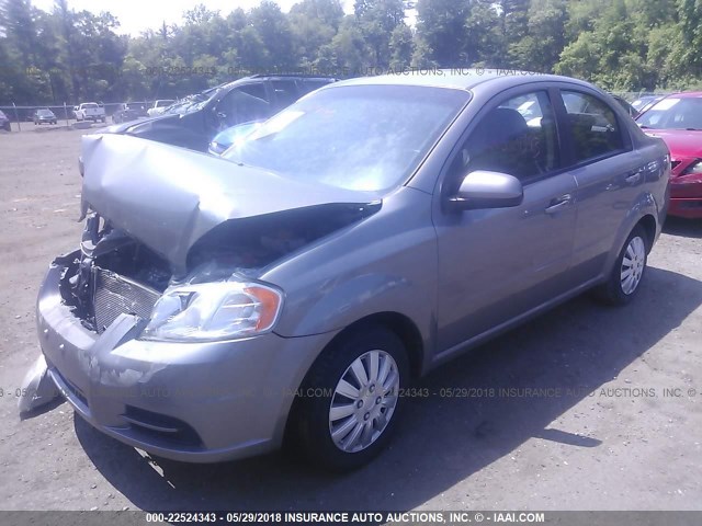 KL1TD5DE1BB130503 - 2011 CHEVROLET AVEO LS/LT 灰色 照片 2