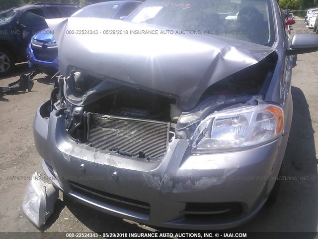 KL1TD5DE1BB130503 - 2011 CHEVROLET AVEO LS/LT 灰色 照片 6