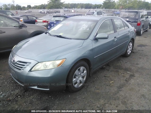 4T1BE46K09U877289 - 2009 TOYOTA CAMRY SE/LE/XLE GREEN photo 2