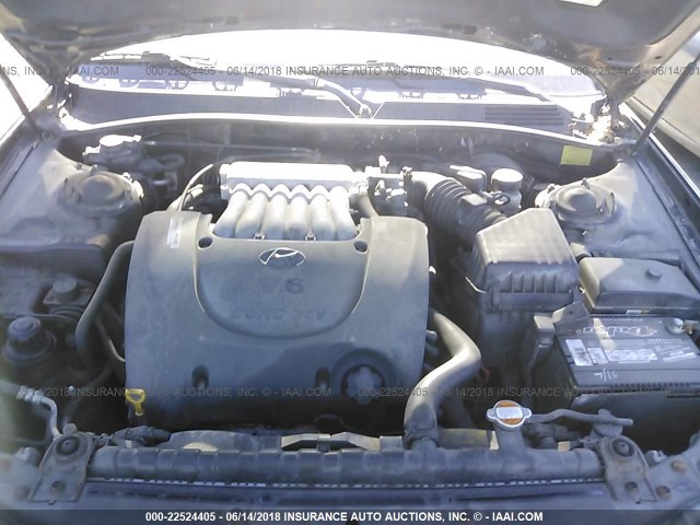 KMHWF35H64A039910 - 2004 HYUNDAI SONATA GLS/LX BLACK photo 10