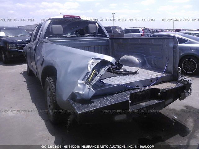 5TFRM5F12BX034363 - 2011 TOYOTA TUNDRA DOUBLE CAB SR5 SILVER photo 3