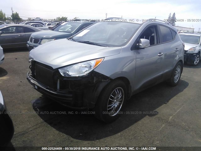 KM8JU3AC0BU126952 - 2011 HYUNDAI TUCSON GLS/LIMITED 银色 照片 2