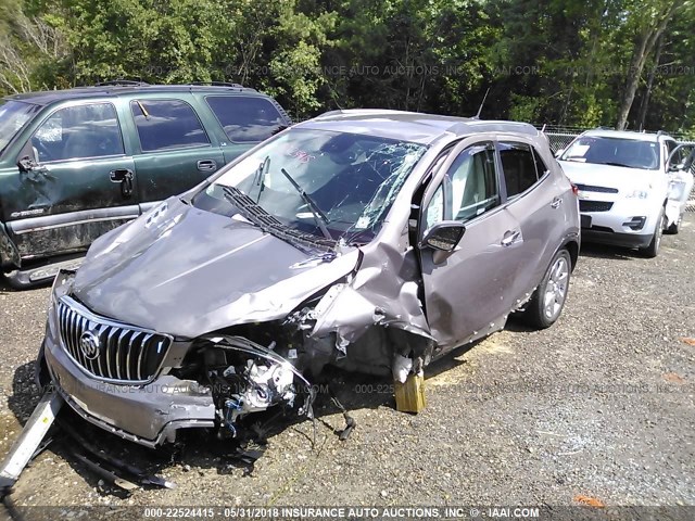 KL4CJBSB4EB535195 - 2014 BUICK ENCORE CONVENIENCE 棕色 照片 2