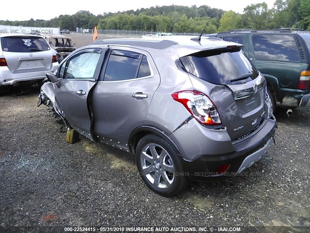 KL4CJBSB4EB535195 - 2014 BUICK ENCORE CONVENIENCE 棕色 照片 3