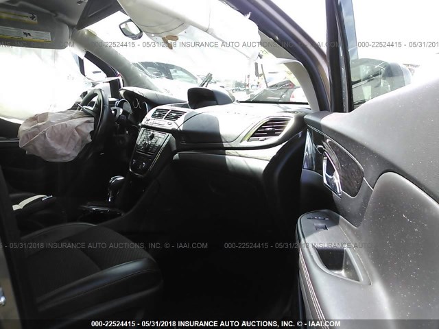 KL4CJBSB4EB535195 - 2014 BUICK ENCORE CONVENIENCE BROWN photo 5