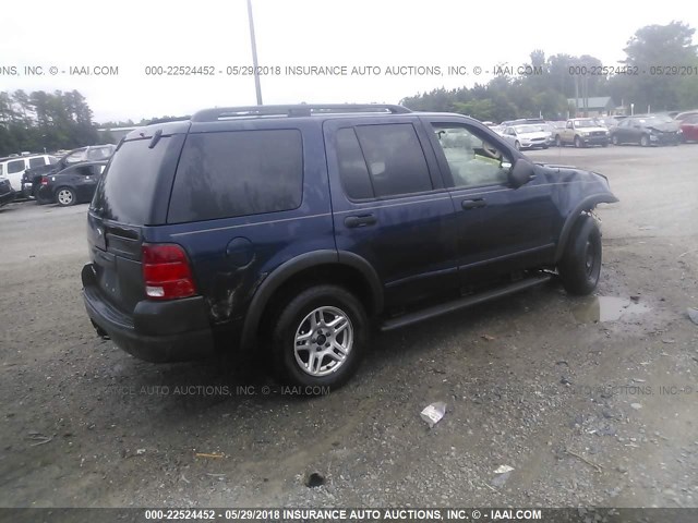 1FMZU62K13UA55952 - 2003 FORD EXPLORER XLS/XLS SPORT BLUE photo 4