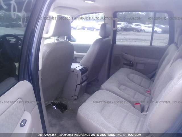 1FMZU62K13UA55952 - 2003 FORD EXPLORER XLS/XLS SPORT BLUE photo 8