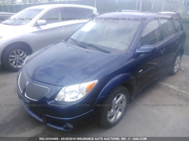 5Y2SL65877Z404999 - 2007 PONTIAC VIBE BLUE photo 2