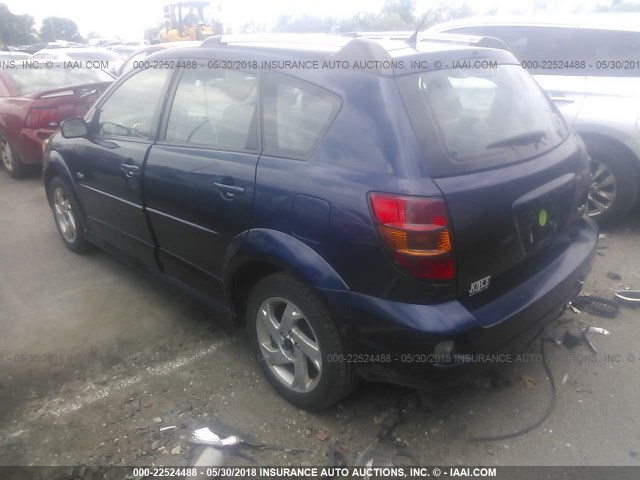 5Y2SL65877Z404999 - 2007 PONTIAC VIBE BLUE photo 3