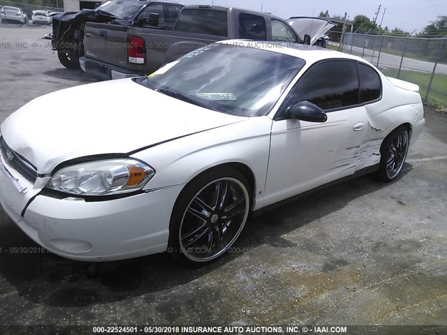 2G1WK161969301397 - 2006 CHEVROLET MONTE CARLO LT WHITE photo 2