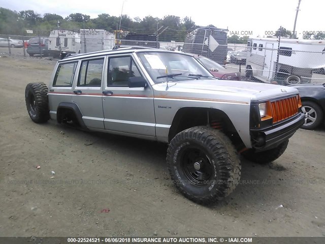 1J4FJ68SXTL166121 - 1996 JEEP CHEROKEE SPORT/CLASSIC SILVER photo 1