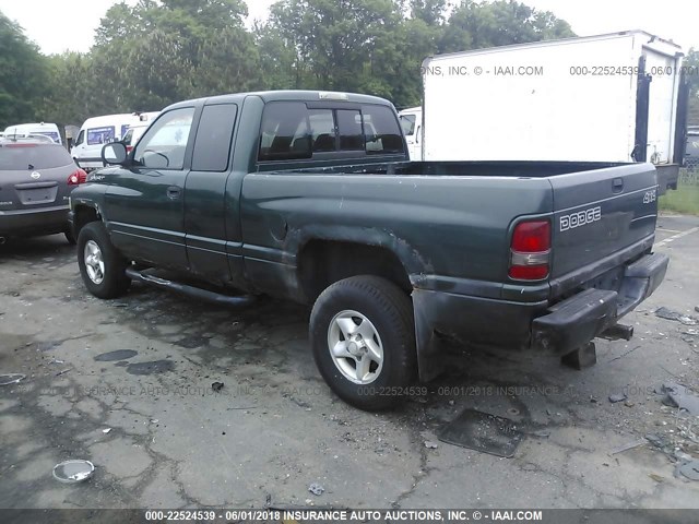 1B7HF13Y41J241788 - 2001 DODGE RAM 1500 GREEN photo 3