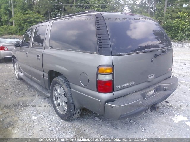 1GKFK66UX5J183608 - 2005 GMC YUKON XL DENALI GRAY photo 3