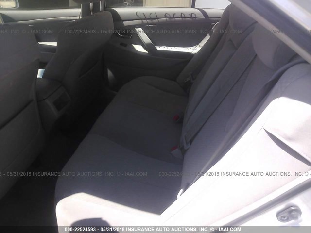 4T1BK46K58U573320 - 2008 TOYOTA CAMRY LE/XLE/SE SILVER photo 8