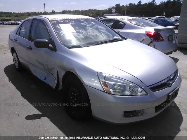 1HGCM56106A009591 - 2006 HONDA ACCORD VALUE GRAY photo 6