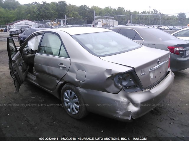 4T1BE30K85U994986 - 2005 TOYOTA CAMRY LE/XLE/SE ოქროსფერი ფოტო 3