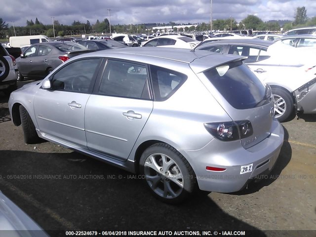 JM1BK144271762062 - 2007 MAZDA 3 HATCHBACK SILVER photo 3